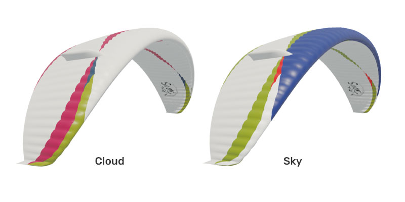 couleurs parapente airdesign soar 2
